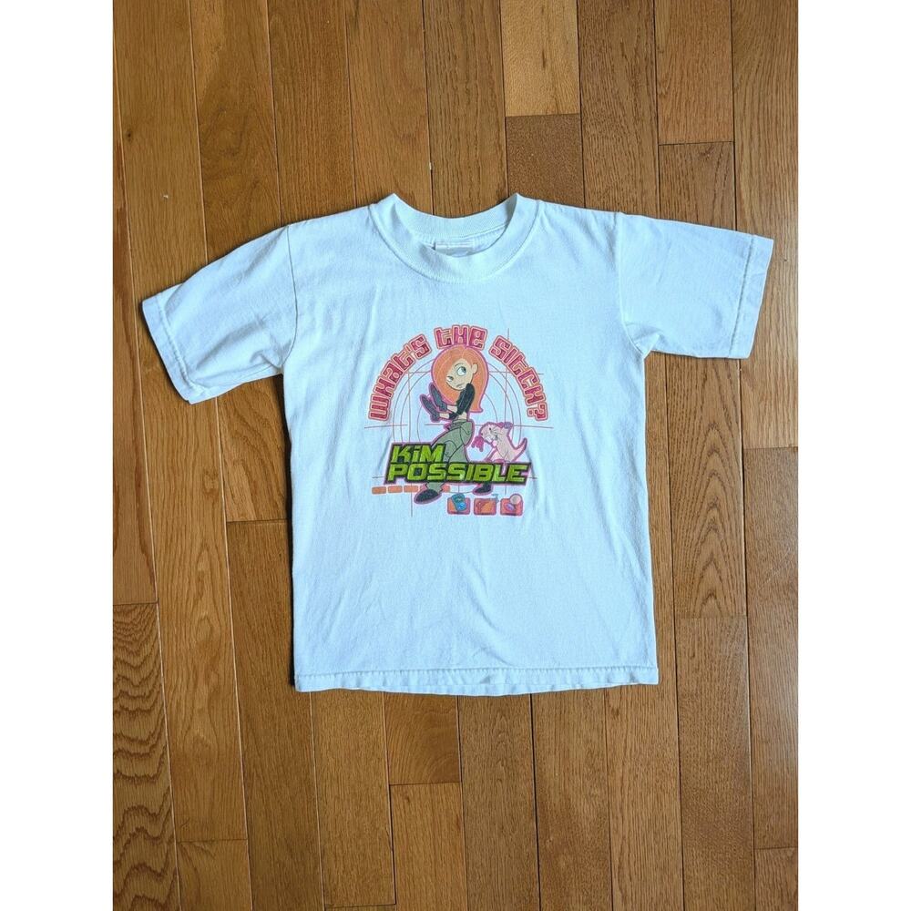 Vintage Disney Store Kim Possible What's The Sitch? Tee Size Youth XS EUC